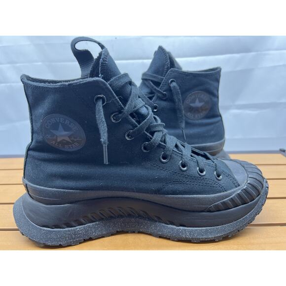 Converse Chuck Waterproof 70 AT-CX Counter Climate High Triple Black Size 9.5 - Picture 7 of 9